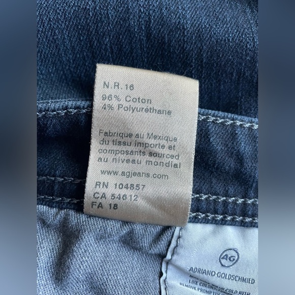 New AG Adriano Goldschmied Men Stockton Blue 360 Skinny Jeans Size 32x33 - Picture 8 of 8